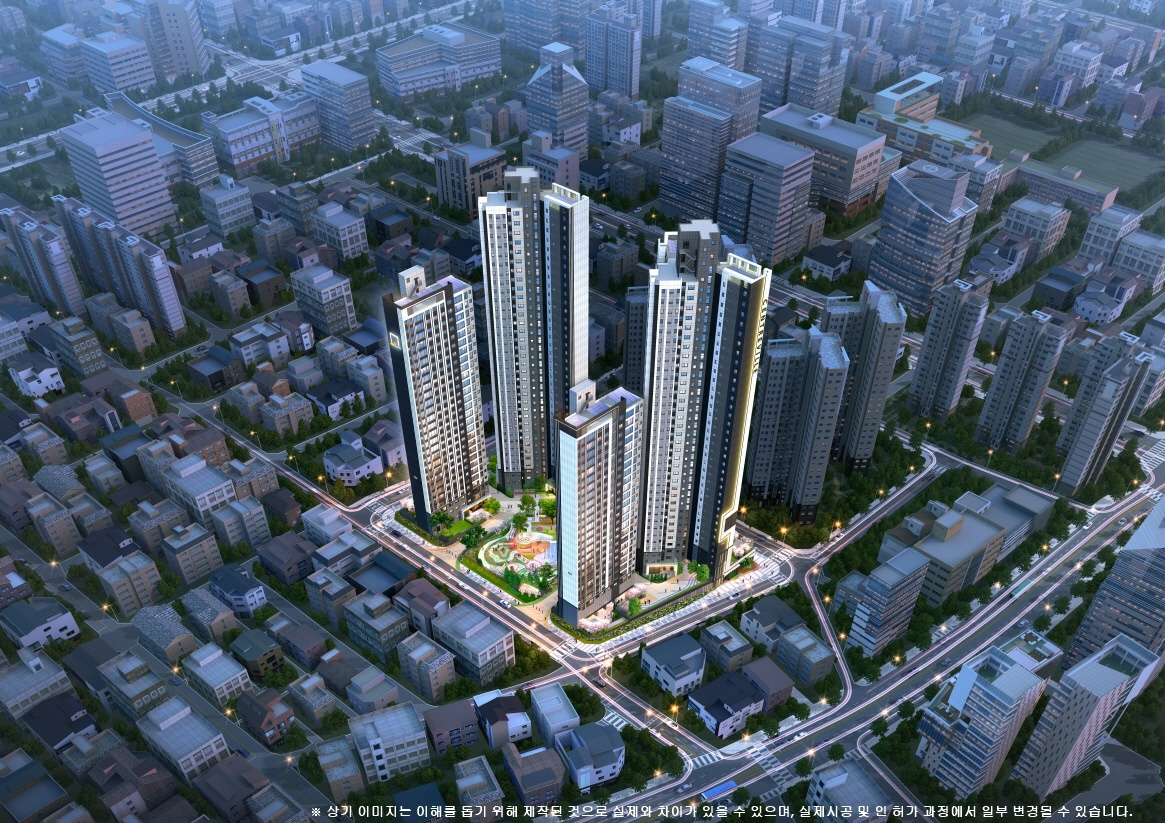 문수로 센트레빌 에듀리체 조감도.(사진=동부건설)