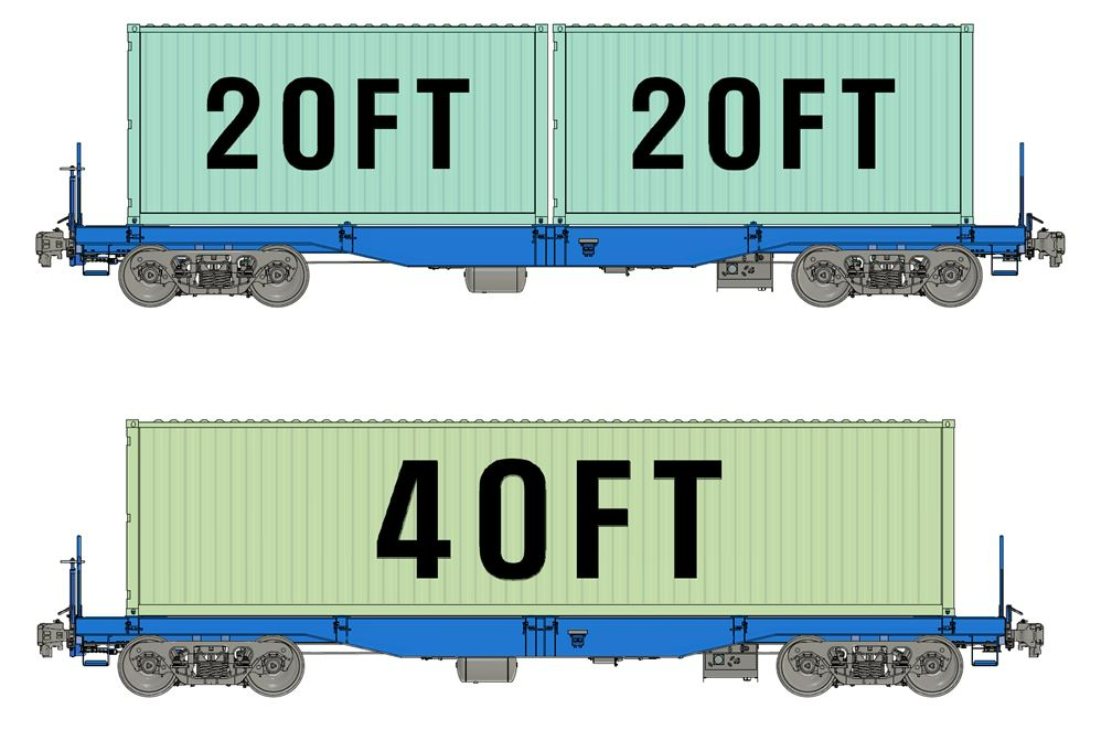 신규컨테이너화차 300칸 조감도.(사진=TS)