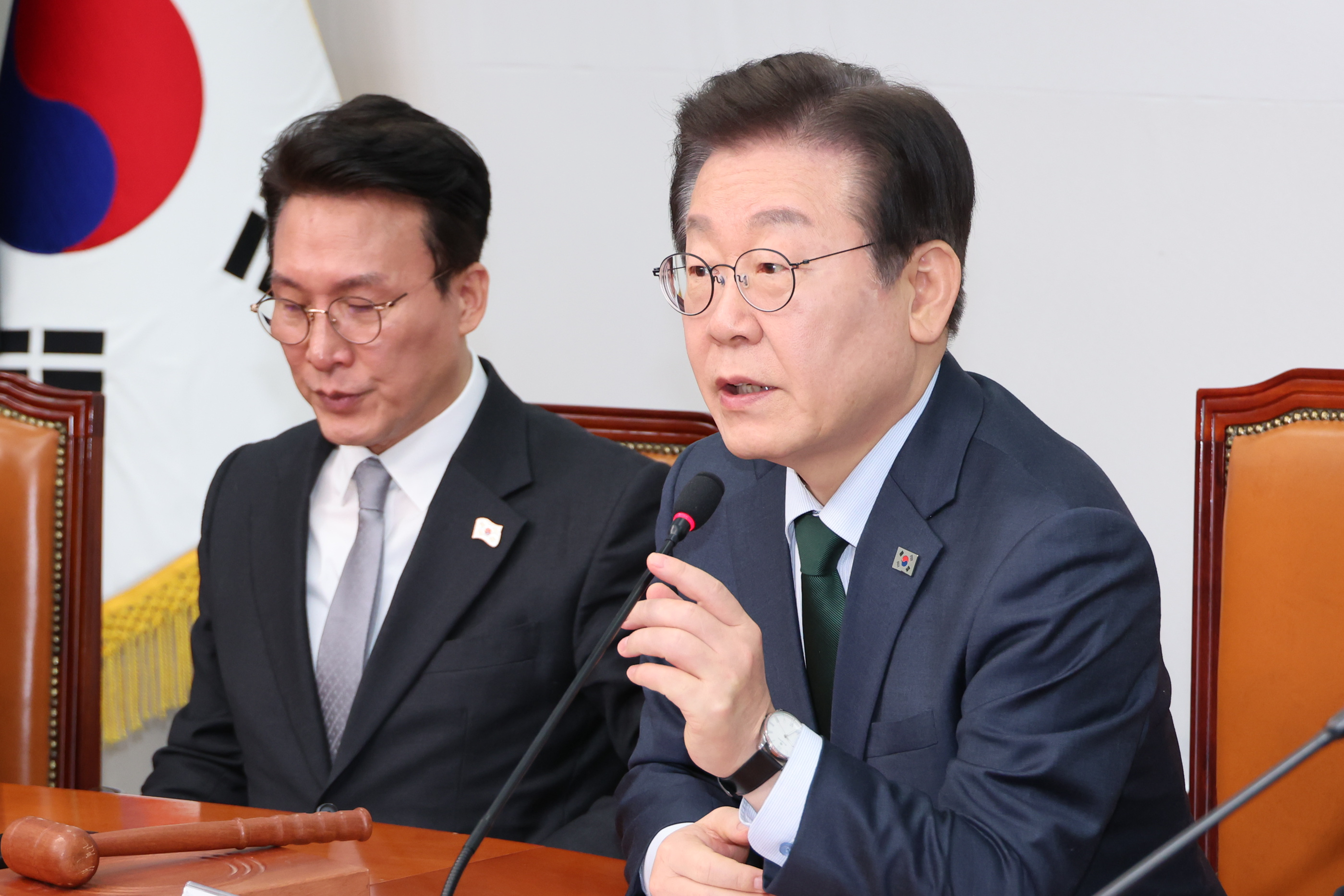 민주당 최고위원회의 이재명 대표(사진=연합뉴스)