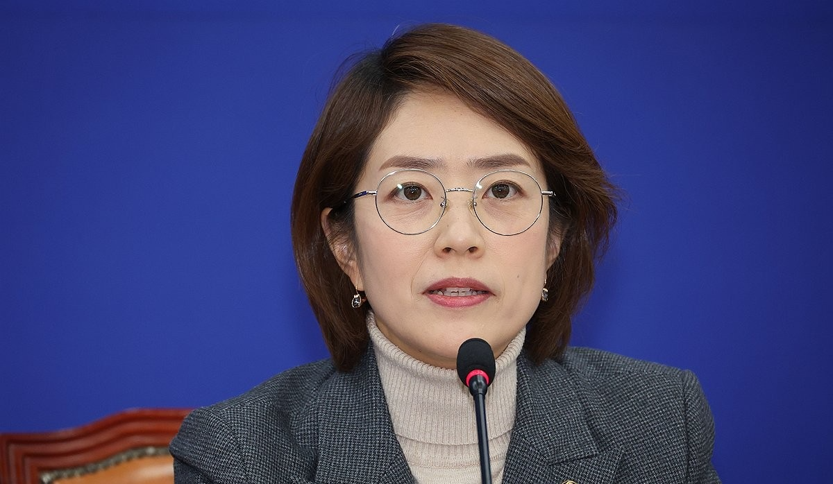 발언하는 고민정 민주당 인권위원장(사진=연합뉴스)