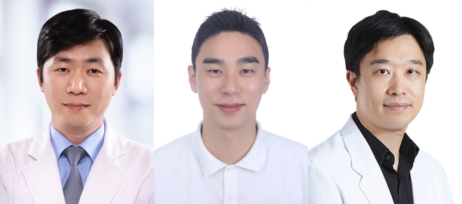 (왼쪽부터) 서울대병원 이자호 교수·정성훈 연구교수, 순천향대병원 천성민 교수. 사진=서울대병원