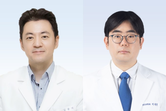 분당서울대병원 산부인과 김슬기 교수·영상의학과 이재환 교수. 사진=분당서울대병원