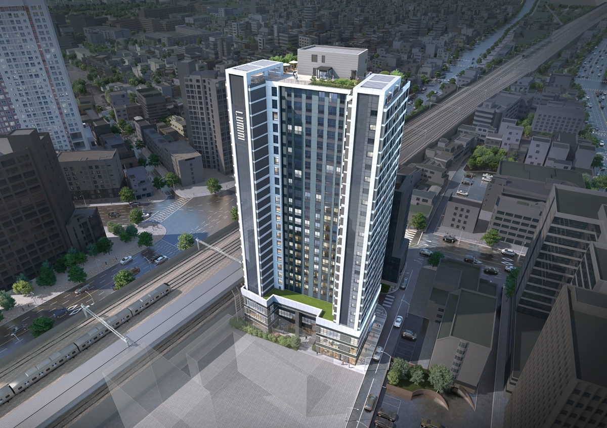 용산 남영역 루미니 투시도.(사진=롯데건설)