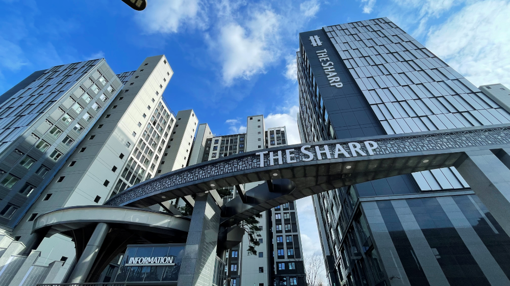 국내 최초 수직증축 준공 단지 ‘잠실 더샵 루벤’.(사진=포스코이앤씨)