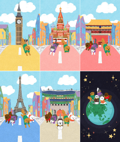 LF 헤지스, ‘해피퍼피 세계 강아지 에디션’ 글로벌 발매