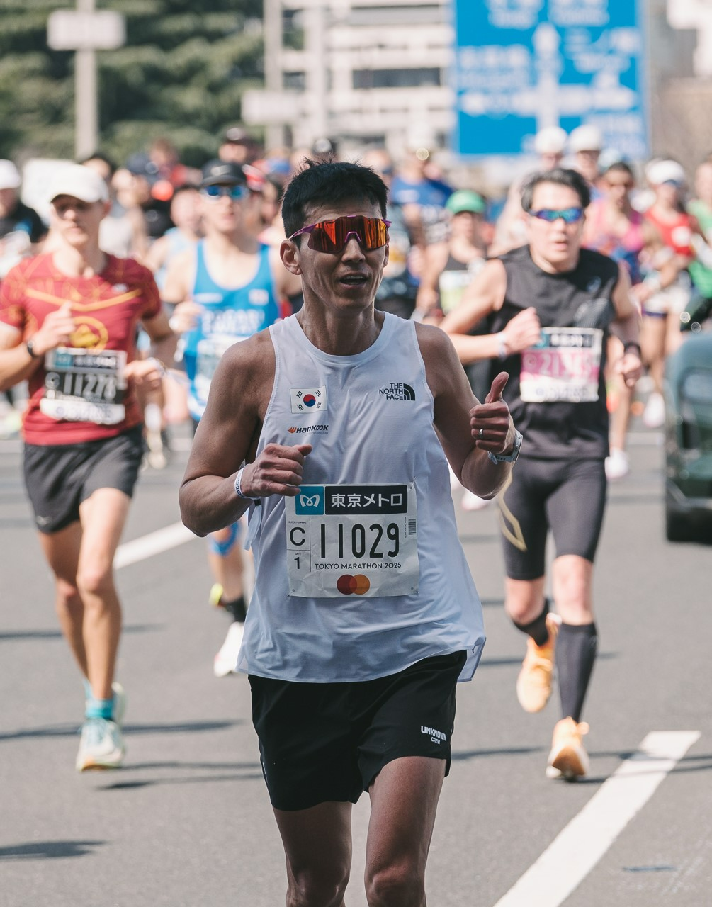 한국타이어 후원 쉘위런(SHALL WE RUN) 프로젝트 2025 도쿄 마라톤 대회 장면.(사진=한국타이어)