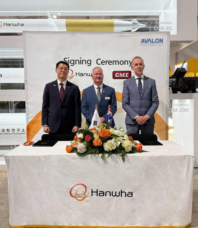 한화시스템, 호주 '비저너리 머신스'와 사업협력 양해각서 체결