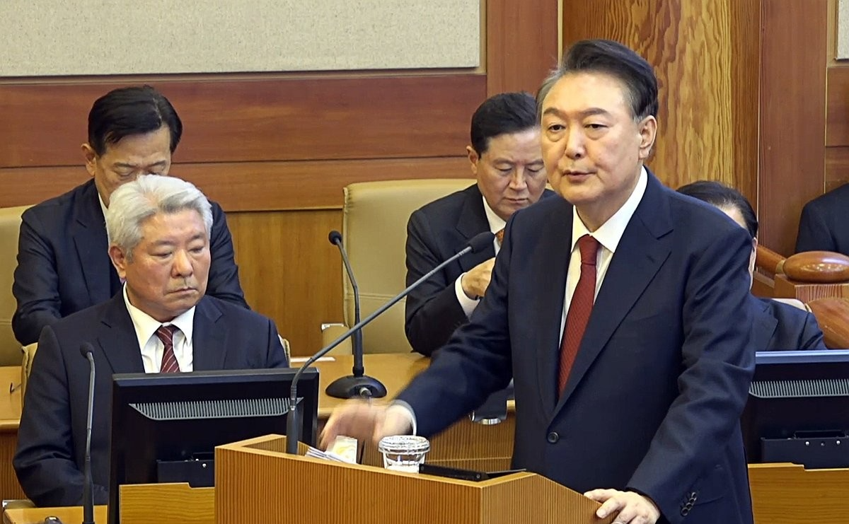 최종 의견 진술하는 윤석열 대통령(사진=연합뉴스)