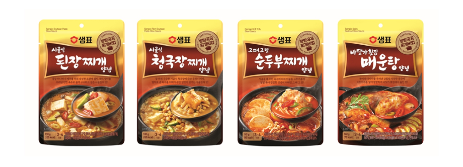 샘표, 시골식 ‘된장찌개양념’ ‘청국장찌개양념’ 선보여