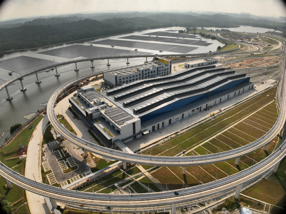 싱가포르 종합 철도 시험 센터 (SRTC) 전경.(사진=GS건설)