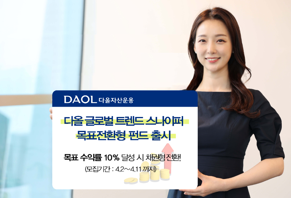 다올자산운용 ‘다올글로벌트렌드스나이퍼 목표전환형 펀드’ 출시