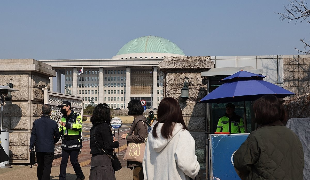 국회, 탄핵심판 선고 전후 청사경비 강화(사진=연합뉴스)