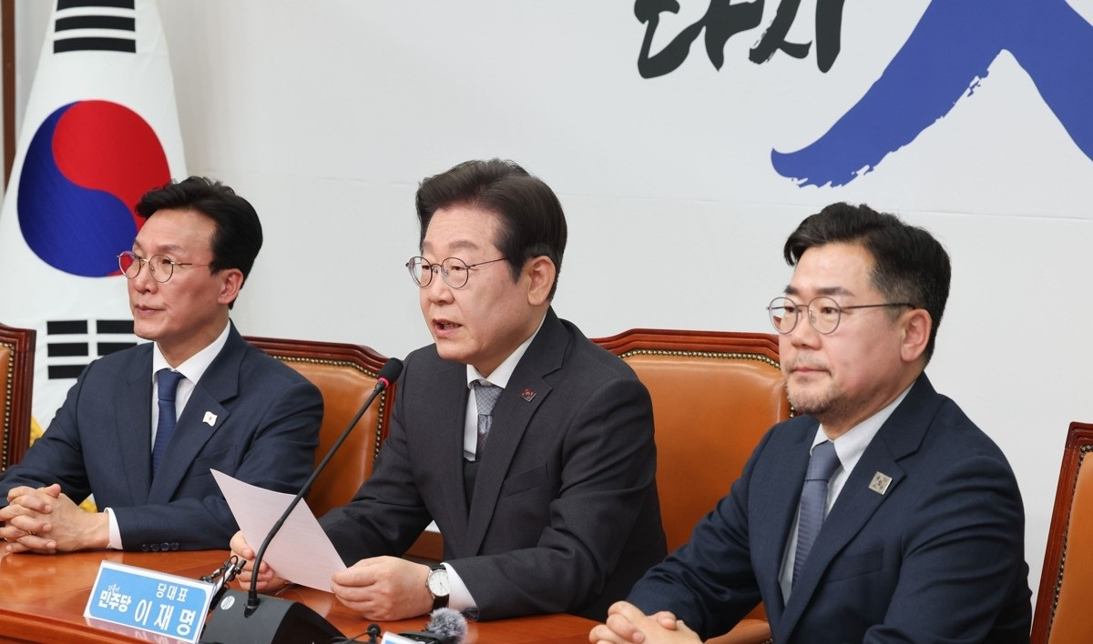 긴급 성명 발표하는 이재명 대표(사진=연합뉴스)