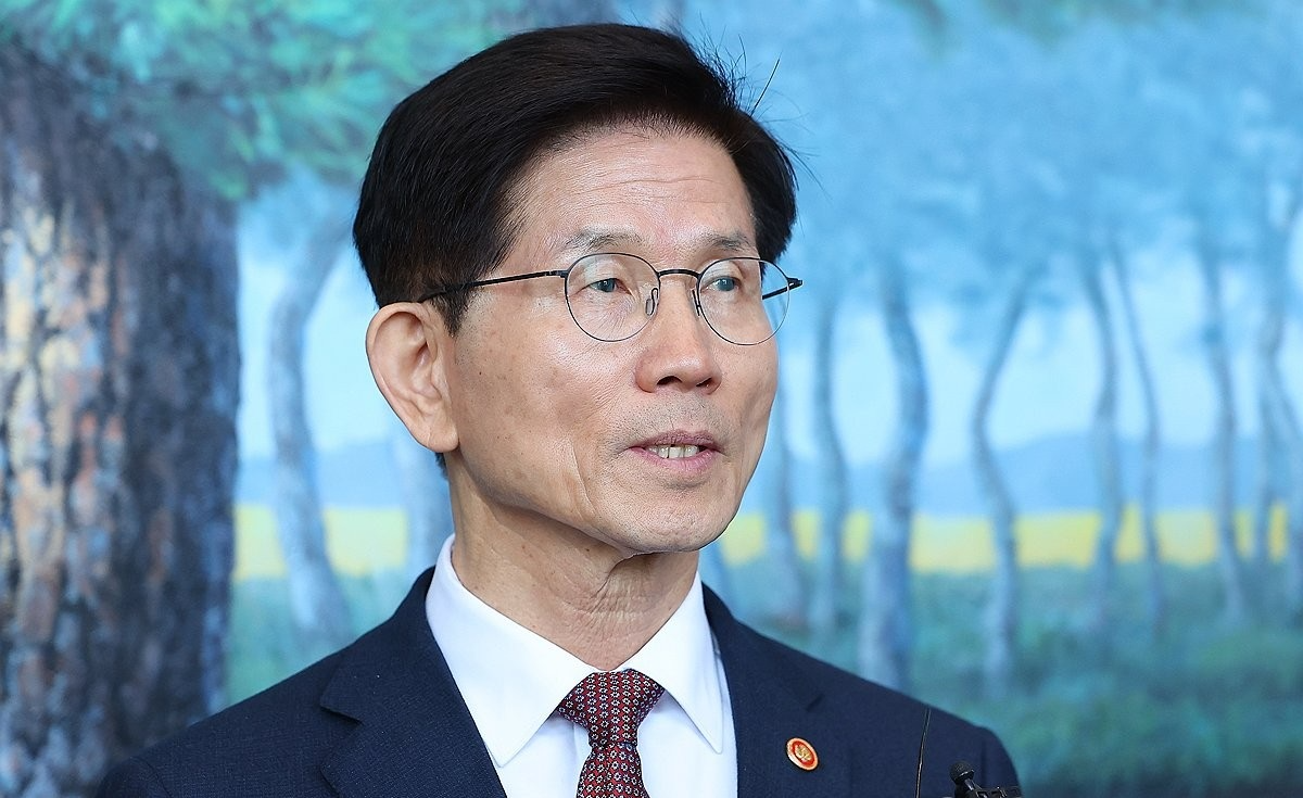 대선 출마 선언 관련 입장 발표하는 김문수 장관(사진=연합뉴스)