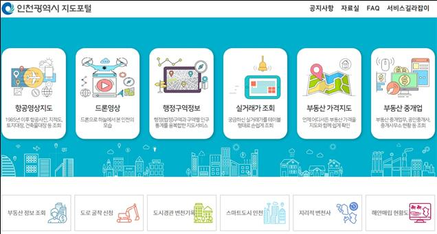지도포털 화면