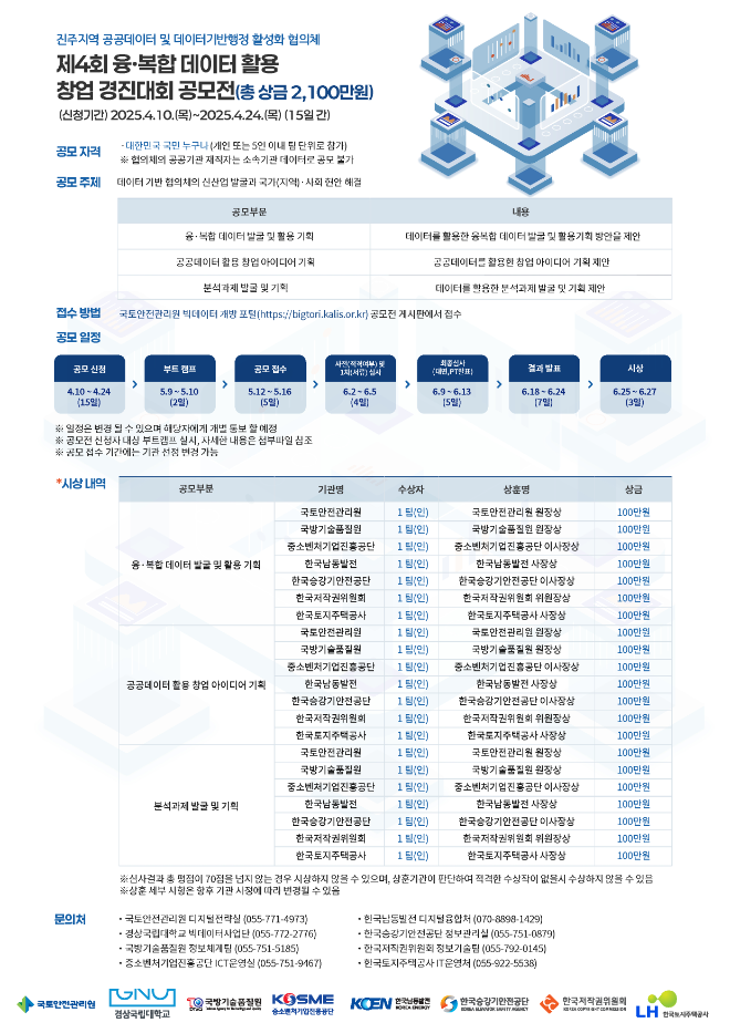 공모전 포스터.(사진=국토안전관리원)