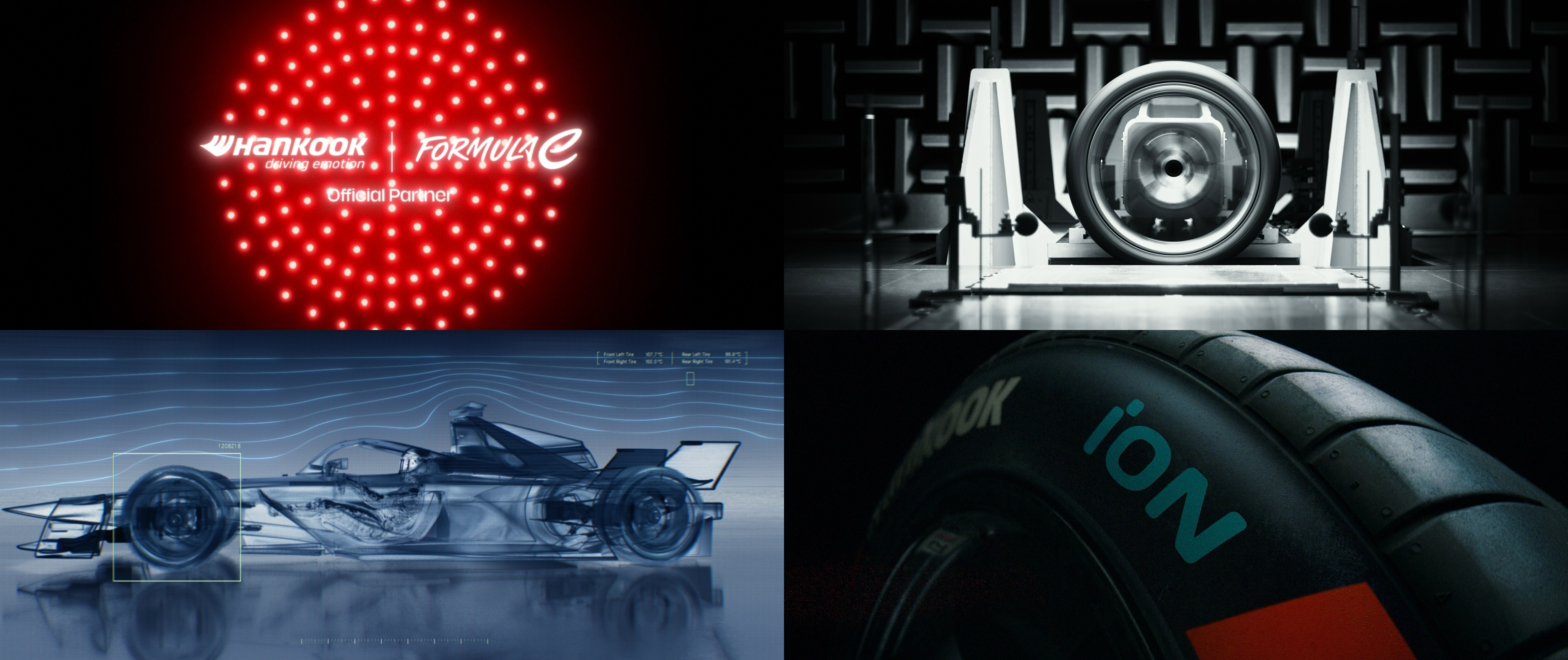 한국타이어, ‘포뮬러 E‘ 전기차 레이싱 소재 브랜드 필름 공개