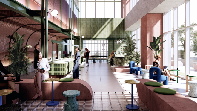 L7 청량리 바이 롯데_커뮤널&터널 라운지.(사진=롯데호텔앤리조트)