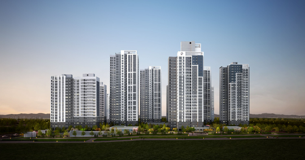 교산 푸르지오 더 퍼스트 투시도.(사진=대우건설)