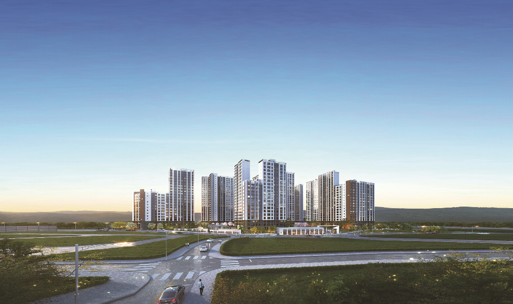 제일풍경채 의왕고천 투시도.(사진=제일건설)