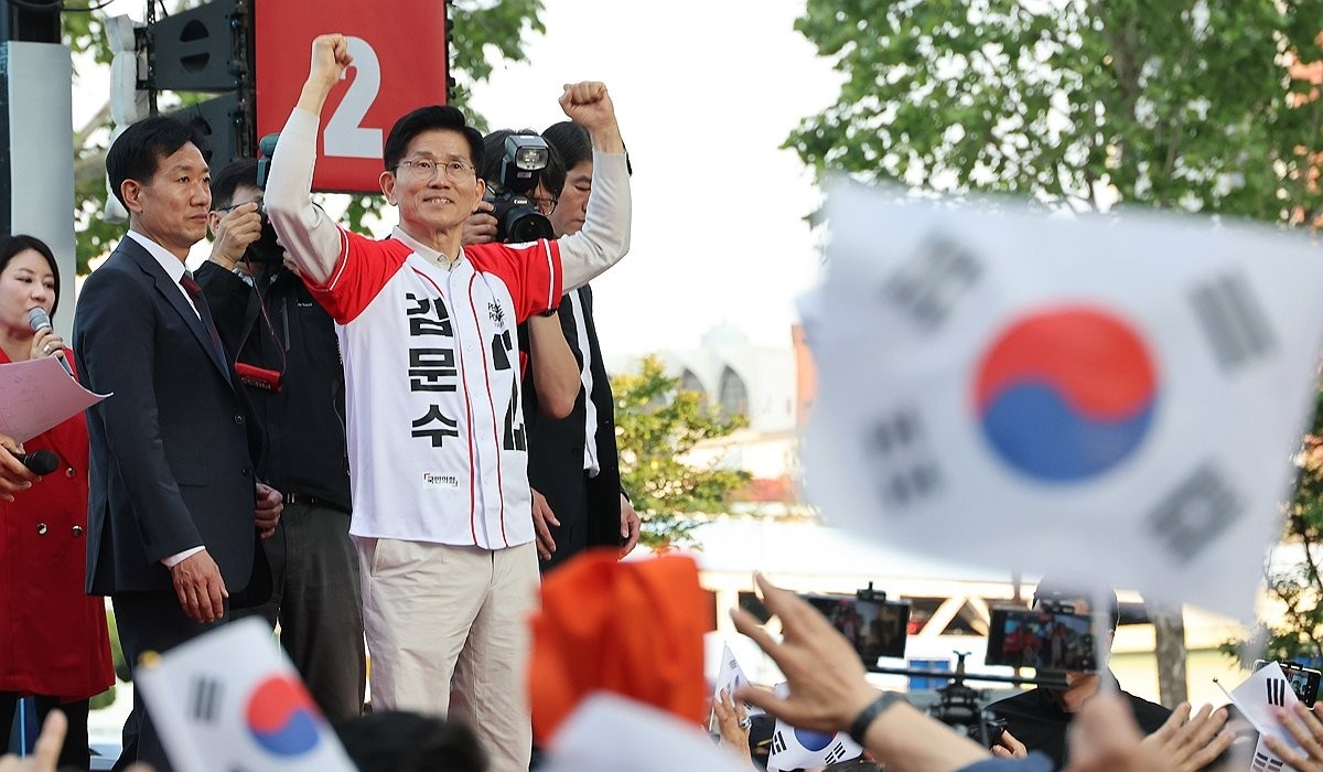 대구 서문시장 방문한 김문수 후보(사진=연합뉴스)