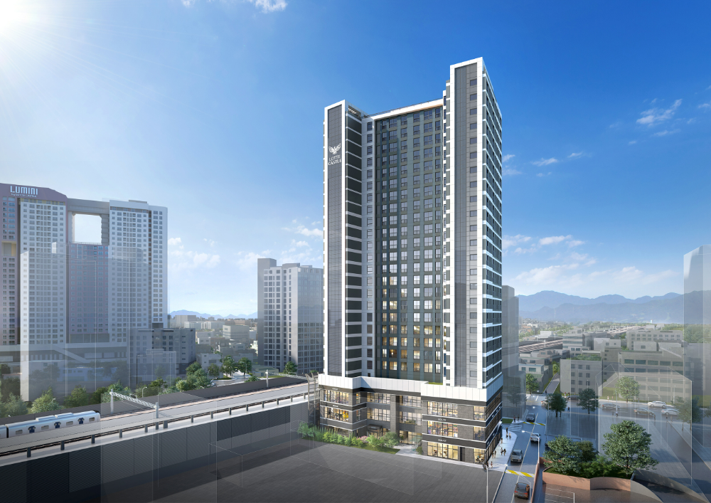 용산 남영역 롯데캐슬 헤리티지 투시도.(사진=롯데건설)