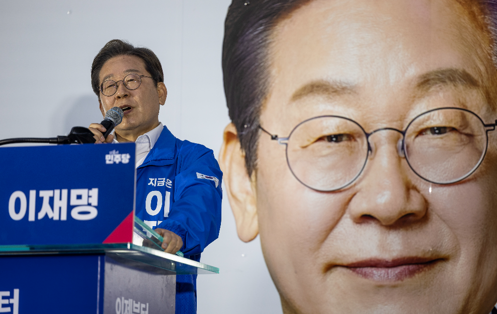 지지 호소하는 이재명 후보(사진=연합뉴스)
