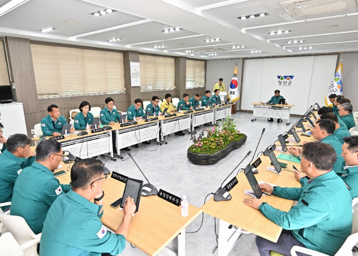 정선군, 여름철 자연재난 대비 추진상황 점검회의 개최