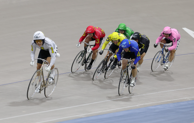 지난 25일 광명스피돔에서 열린 2025 KCYCLE 스타전에서 임채빈이 우승을 차지했다.(사진=국민체육진흥공단)