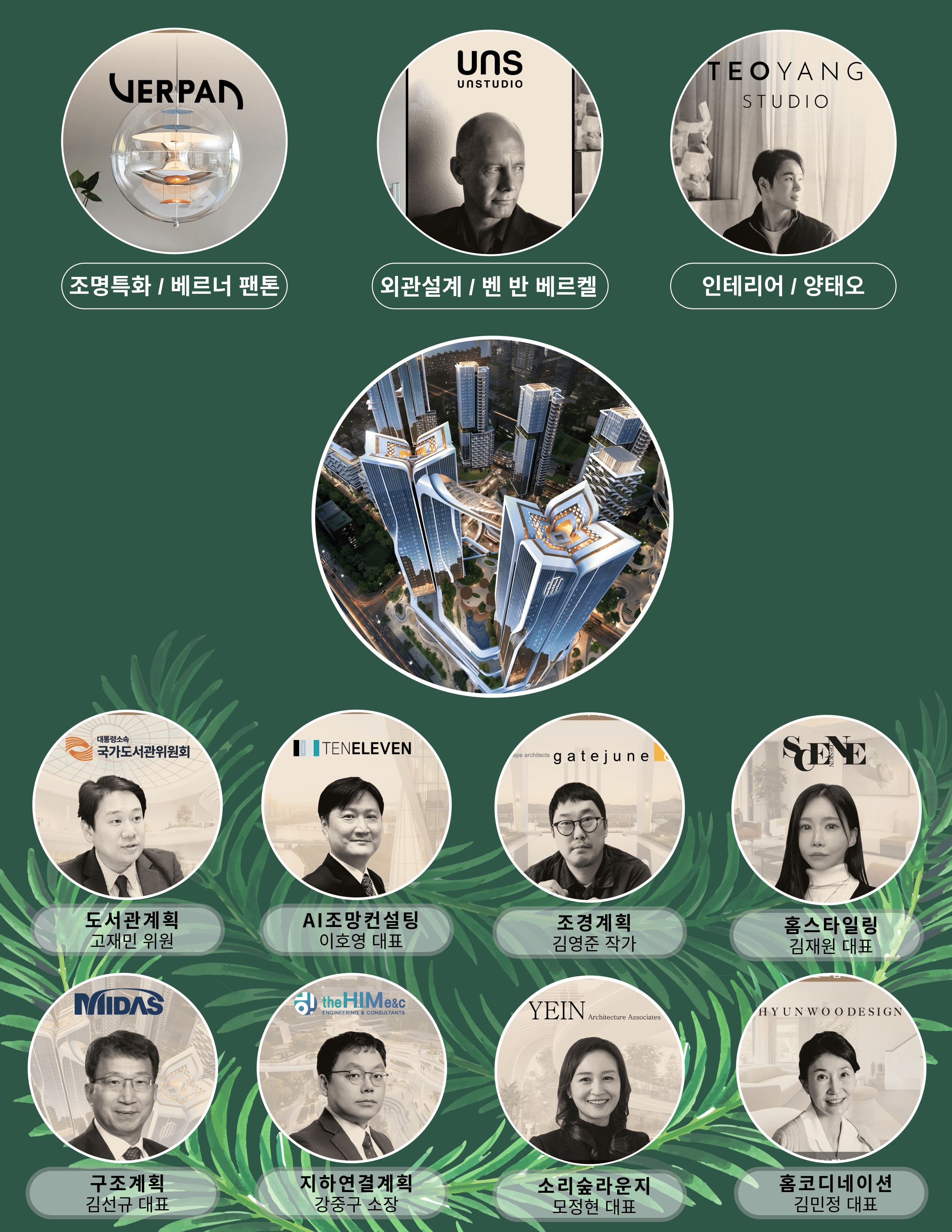 오티에르 용산과 콜라보레이션 한 국내외 11인의 마스터.(사진=포스코이앤씨)