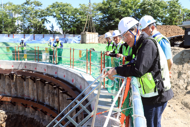 국가철도공단 이성해 이사장, 신분당선 광교~호매실 사업 현장점검