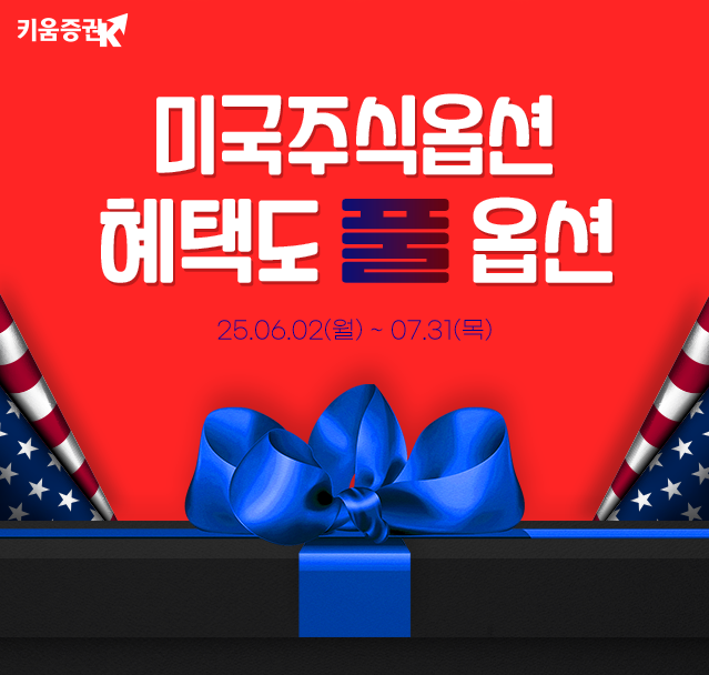 키움증권, 내달 말까지 ‘미국주식옵션 혜택도 풀옵션’ 이벤트 진행