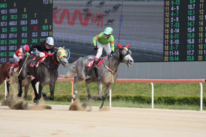 우승마 라온포레스트와 최범현 기수의 우승 모습. 사진=마사회