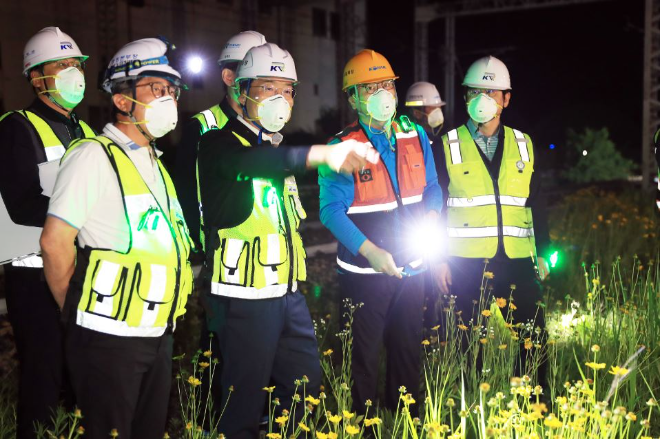 국가철도공단 이성해 이사장, 철도시설 안전관리 실태 심야 점검