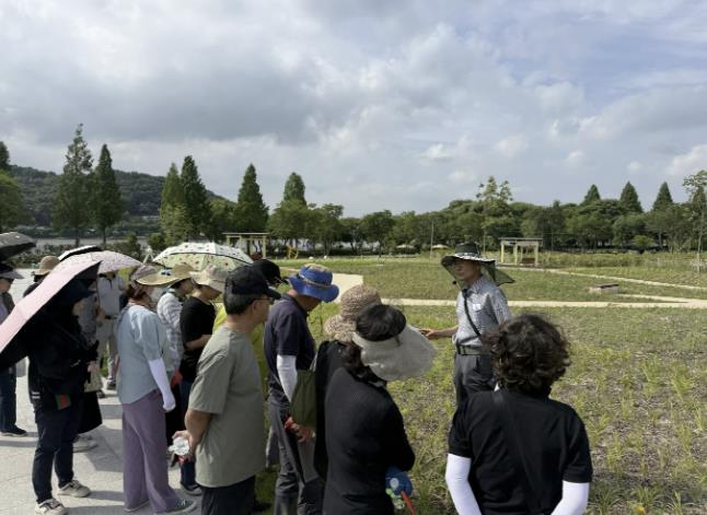 신정호정원 시민정원사 보수교육 실습