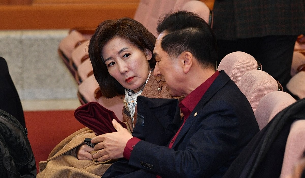 국민의힘 나경원·김기현 의원(사진=연합뉴스)