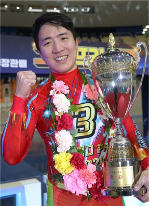 지난해 그랑프리 경륜 우승자인 임채빈은 올해 27경주 출전해 단 한 차례도 1위를 놓친 적이 없다. (사진=국민체육진흥공단)