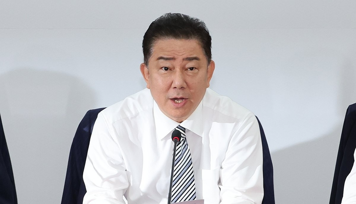 원내대책회의 주재하는 김병기 원내대표(사진=연합뉴스)