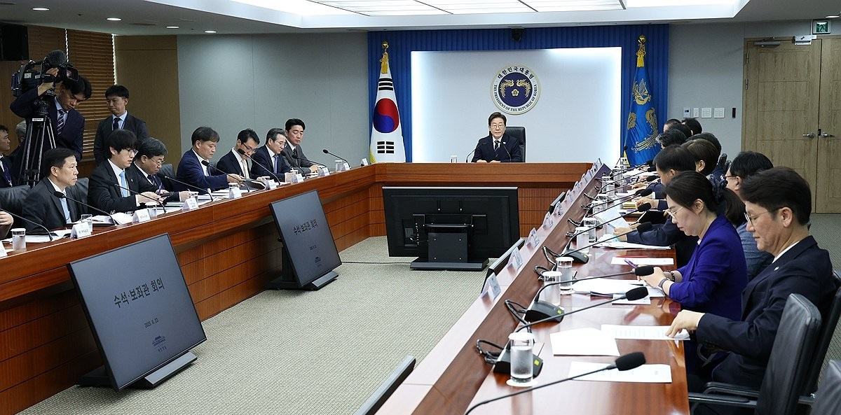 이재명 대통령, 수석보좌관회의 주재(사진=연합뉴스)