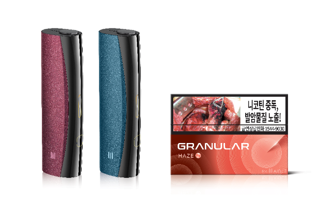 KT&G, 릴 에이블 전용스틱 신제품 ‘그래뉼라 헤이즈’ 출시