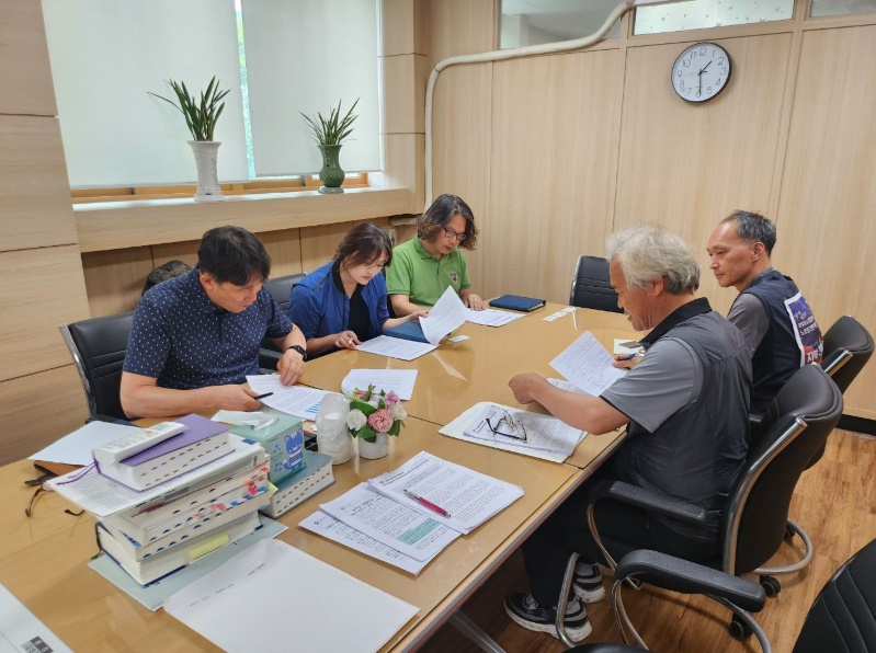 부산지방고용노동청 북부지청 간담회 모습.(사진제공=민주노총 부산본부)