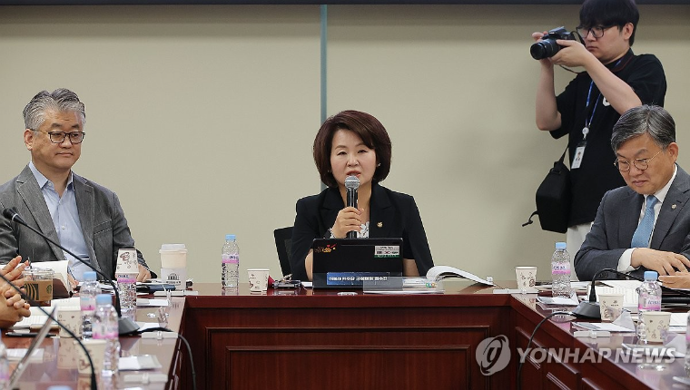 이수진 (가운데) 국회의원 (사진=연합뉴스)