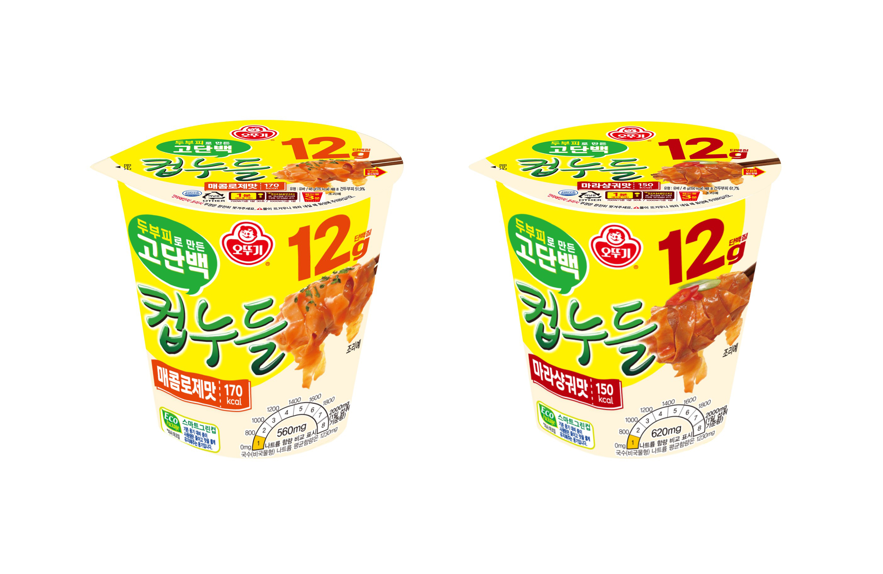 ㈜오뚜기, ‘고단백 컵누들’ 2종 선보여