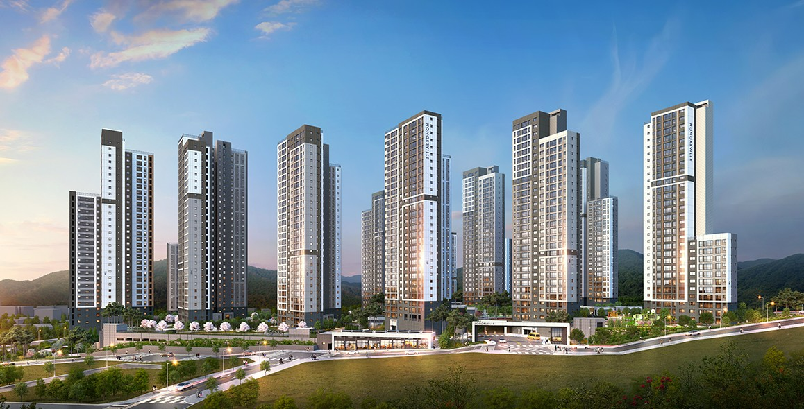 클러스터용인 경남아너스빌 투시도.(사진=SM그룹)