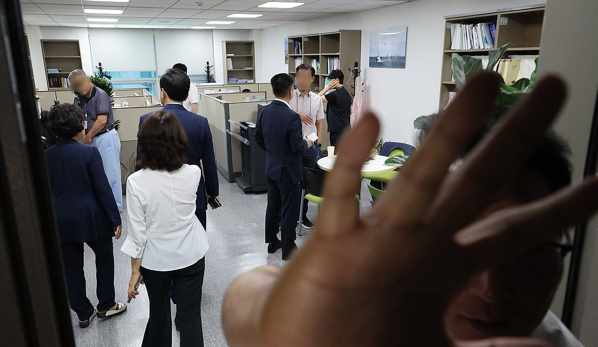 해병특검 압수수색 받은 임종득 의원실(사진=연합뉴스)