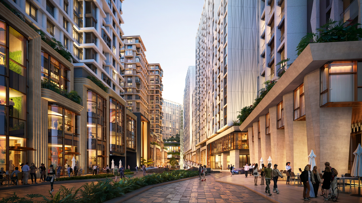 더파크사이드 서울 투시도.