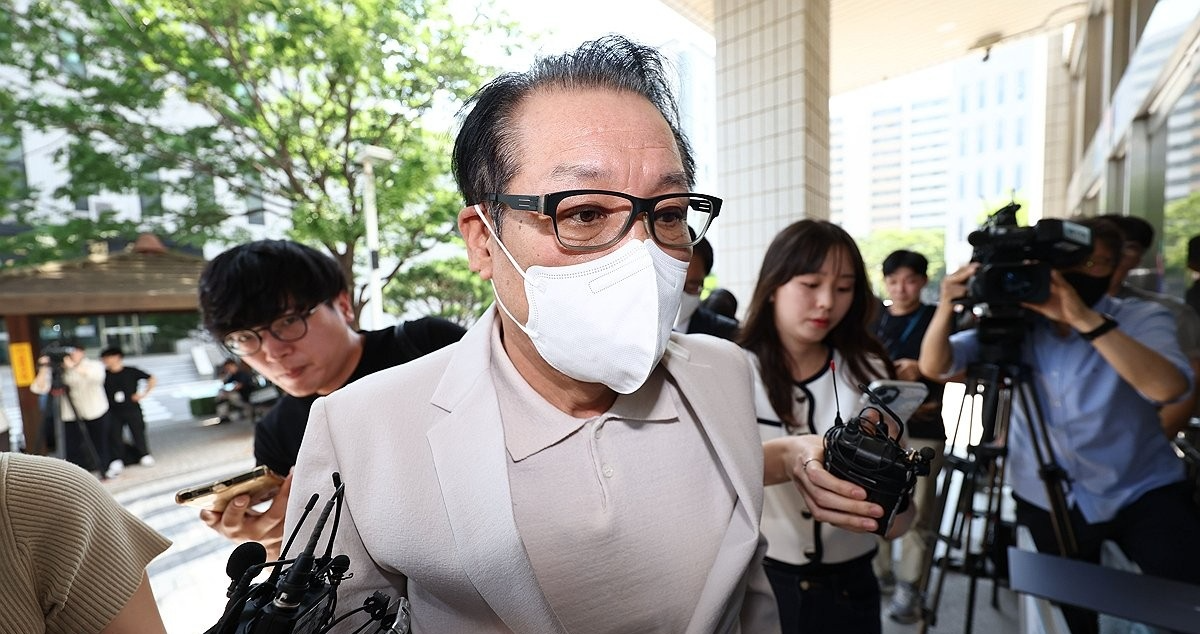 공천헌금 의혹 공판 출석하는 '건진법사' 전성배 씨(사진=연합뉴스)