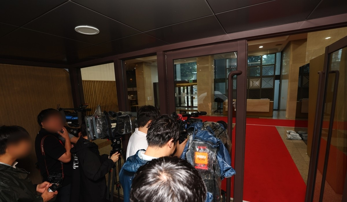 통일교 서울 본부 앞(사진=연합뉴스)