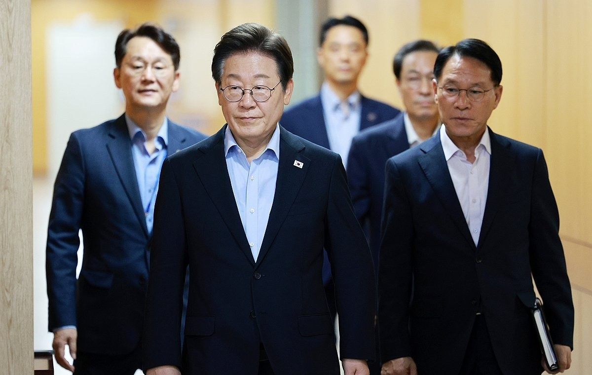 이재명 대통령, 6차 수석·보좌관 회의 참석(사진=연합뉴스)