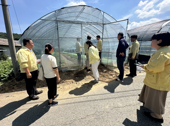 음성군, 폭염 대비 현장 점검 등 폭염 대응 총력